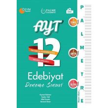 AYT Edebiyat Palmetre 12 Deneme Palme Yayınları