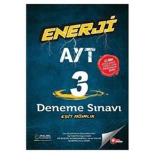 AYT Eşit Ağırlık Enerji 3 Deneme Sınavı Video Çözümlü - Palme Yayınları