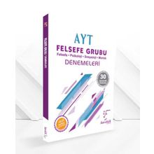 AYT Felsefe Grubu 30lu Denemeleri Karekök Yayınları