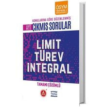 AYT Limit Türev İntegral Tamamı Çözümlü Konularına Göre Çıkmış Sorular-A Yayınları