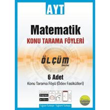 AYT Matematik Konu Tarama Föyleri Ölçüm Serisi 6 Fasikül-Pano Yayınları
