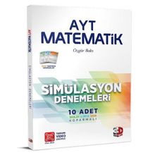 AYT Matematik Simülasyon Denemeleri 10 Adet - 3D Yayınları