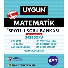 AYT Matematik Spotlu Soru Bankası Sadık Uygun Yayınları