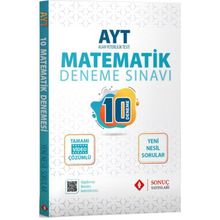 AYT Matematik Tamamı Video Çözümlü 10 Deneme Sonuç Yayınları