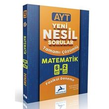 AYT Matematik Yeni Nesil 6+2 Denemesi Tamamı Çözümlü-Paraf Yayınları