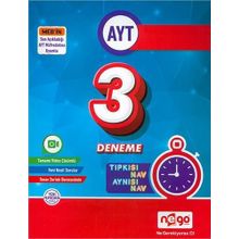 AYT Özel 3'lü Deneme-Nego Yayınları