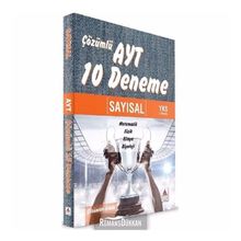 AYT Sayısal Çözümlü 10 Deneme Delta Kültür Yayınları