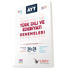 Ayt Türk Dili ve Edebiyatı 24 x 24 Denemeleri - Limit Yayınları