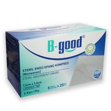 B-Good 7.5x7.5 cm 100 Adet Emici Gaz Kompres