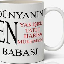 Babalar Günü Baskılı Kupa