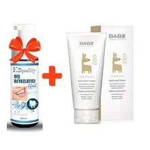 Babe Pediatrik Emoillent Cream 200 ml Atopik Bebek Cildi İçin Nemlendirici Krem+E2'quality Diş Beyazlatıcı Köpük