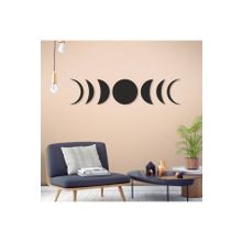 Babel Home Ay Temalı MDF Dekoratif Duvar Süsü Lazer Kesim Ahşap Tablo