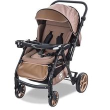 Baby Care Combo Maxi Pro Çift Yönlü Kahverengi Bebek Arabası
