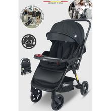 Baby Home 900 X3 Siyah Çift Yönlü Bebek Arabası