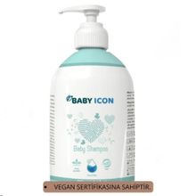 Baby İcon 500 ml Açık Mavi Saç ve Vücut Bebek Şampuanı