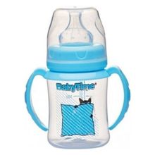 Baby Time 150 ml Silikon Uçlu Geniş Agız Kulplu Biberon