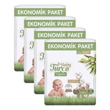 Baby Turco Doğadan No:2 Mini 272 Adet Bebek Bezi