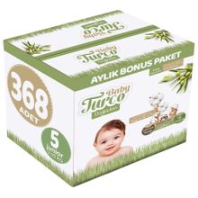 Baby Turco Doğadan No:5 Junior 368 Adet Bebek Bezi