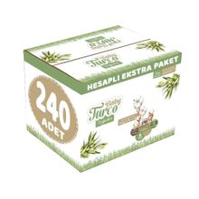 Baby Turco Doğadan No:6 Xlarge 240 Adet Bebek Bezi