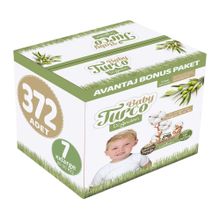 Baby Turco Doğadan No:7 XXLarge 372 Adet Bebek Bezi
