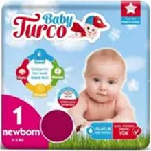 Baby Turco No:1 Yenidoğan 256 Adet Bebek Bezi
