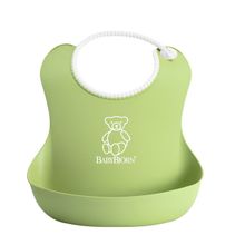 BabyBjorn Green Yumuşak Plastik Mama Önlüğü