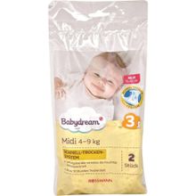 Babydream No:3 Midi 2 Adet Bebek Bezi