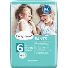Babydream No:6 XLarge 18 Adet Külot Bebek Bezi