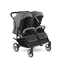 Babyhope BH-3077 City Twin Gri İkiz Bebek Arabası
