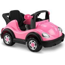 Babyhope W-431R Uzaktan Kumandalı 12V Pembe Akülü Araba