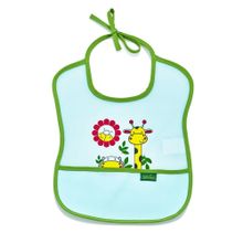 Babyjem 030 Yeşil Poli Muşamba Küçük Mama Önlüğü