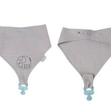 Babyjem 837 Gri Emzik Askılı Müslin Önlük