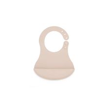 Babyjem Ekru Mini Silikon Önlük