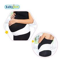 Babyjem Göbek Destekli Beyaz Hamile Bel Bandı