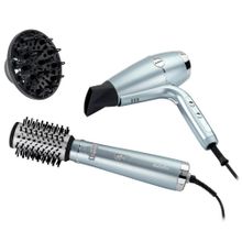 Babyliss Hydro Fusion 2100W Saç Kurutma Makinesi ve Döner Başlıklı Saç Şekillendirici Fırça