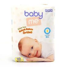 Baby&Me 60x90 cm 10 Adet Renksiz Süper İnce Alt Değiştirme Örtüsü