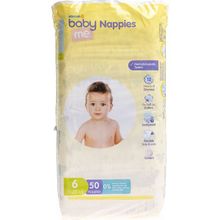 Baby&Me No:6 XLarge 50 Adet Bebek Bezi