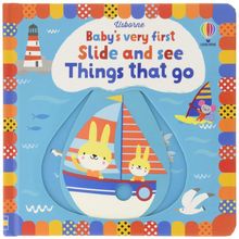 Baby's Very First Slide and See Things That Go - Usborne Yayınları