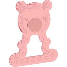 Babysoft Silikon Diş Kaşıyıcı Ayı Pembe
