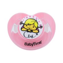 Babytime BT137P 0-6 Ay Silikon Emzik Pembe