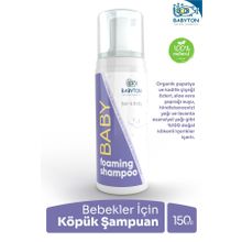 Babyton Yenidoğan Konak Önleyici Doğal ve Organik Köpük 150 ml Şampuan