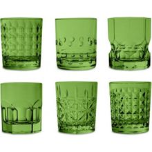 Baci Milano Crystal Touch 6'lı 300 ml Yeşil Bardak Seti