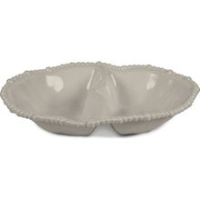 Baci Milano Joke Table-Kitchen Melamin 2'li Kahverengi Bölmeli Tabak