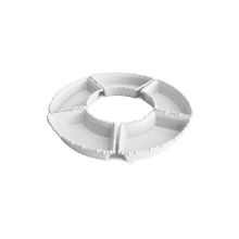 Baci Milano Joke Table&Kitchen Melamin 5'li Beyaz Meze Tabağı