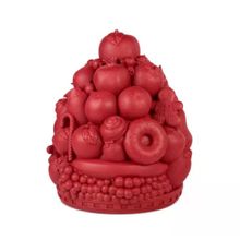Baci Milano Le Rouge 24x28 cm Kırmızı Dekoratif Meyve Sepeti