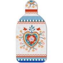 Baci Milano Mamma Mia 16.5x34.5 cm Kalp Desenli Kesme Tahtası