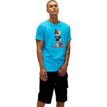 Bad Bear 22.01.07.004 Mavi Bull Erkek T-Shirt