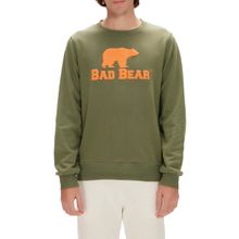Bad Bear 220212007 Logo Yeşil Crewneck Erkek Kazak
