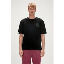 Bad Bear 23.01.07.003 Re-Black Baskılı Siyah Erkek T-Shirt