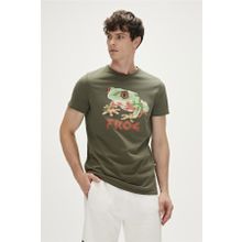 Bad Bear 23.01.07.011 Frog Haki Erkek T-Shirt